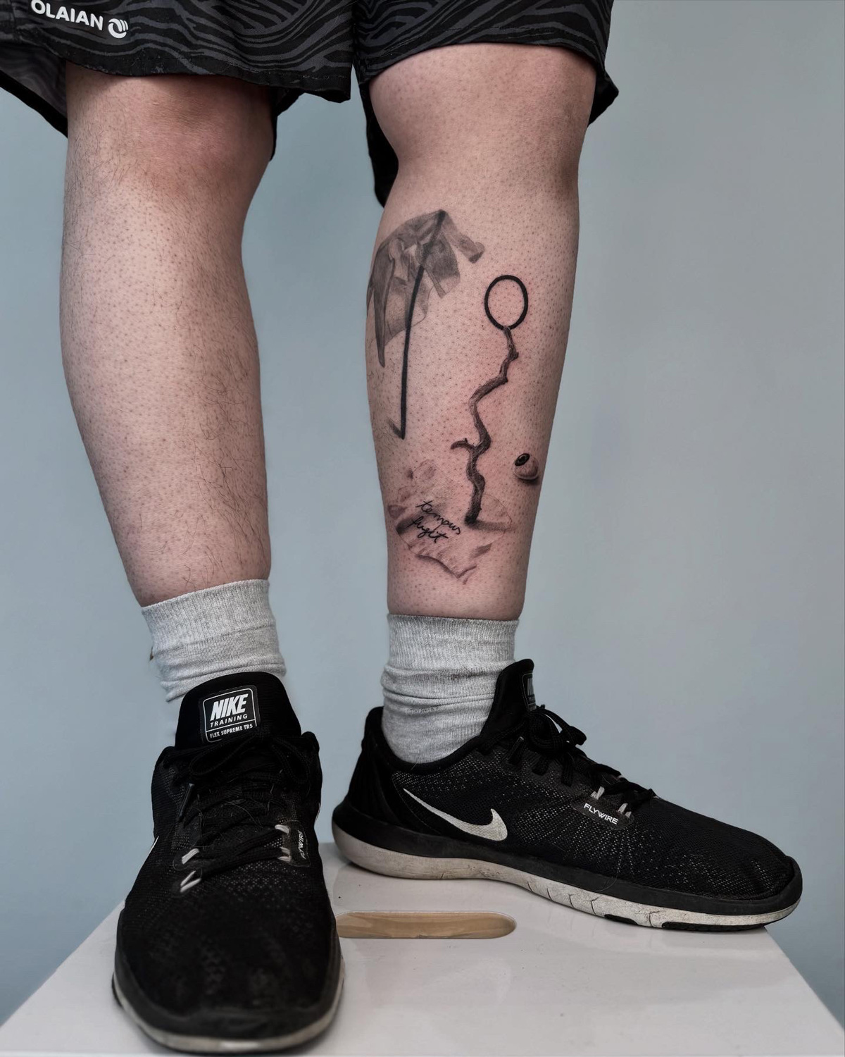 Tempus fugit calf piece